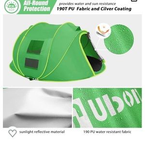 Outdoor camping tent for 4 people.